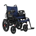Silla de Ruedas Eléctrica Therarider con 2 Motores 250W 114 x 63 x 92 cm Azul Oscuro