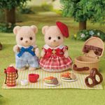 Set Hermanos Oso Galleta Picnic Delicioso Sylvanian Families con Accesorios