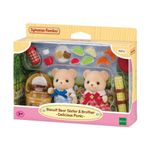 Set Hermanos Oso Galleta Picnic Delicioso Sylvanian Families con Accesorios