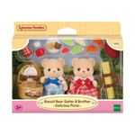 Set Hermanos Oso Galleta Picnic Delicioso Sylvanian Families con Accesorios