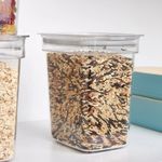 Contenedor Alto con Tapa Transparente para Alimentos 9.98 x 13.46 x 15.24 cm