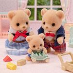 Set Familia Oso Galleta Sylvanian Families con 3 Figuras y Accesorios