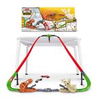 Pista Metal Machines Smash and Crash Dino con 2 Autos y 2 Dinosaurios