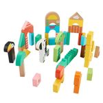 Bloques de la Jungla de Madera con 50 Piezas