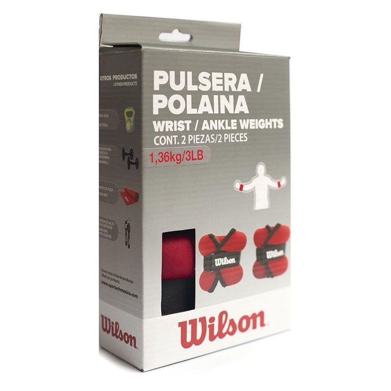 Pesas Para Muñeca Y Tobillo De 3 Lb - Wilson