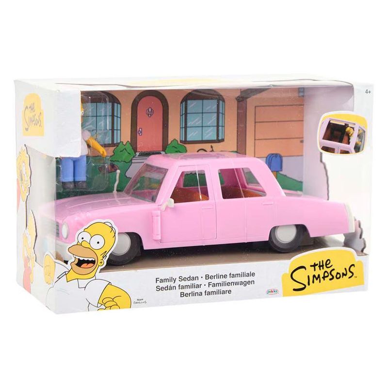 Vehículo Familiar The Simpsons con 5 Figuras de 2.5 Plg