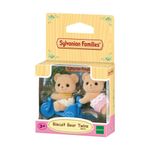 Set Gemelos Oso Galleta Sylvanian Families con Triciclo de 3 Piezas