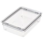 Contenedor con Tapa Transparente para Alimentos 19.94 x 26.67 x 7.62 cm
