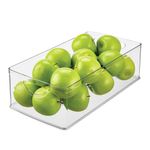 Organizador Apilable Transparente de 40.64 x 20.32 x 12.7 cm con Asas
