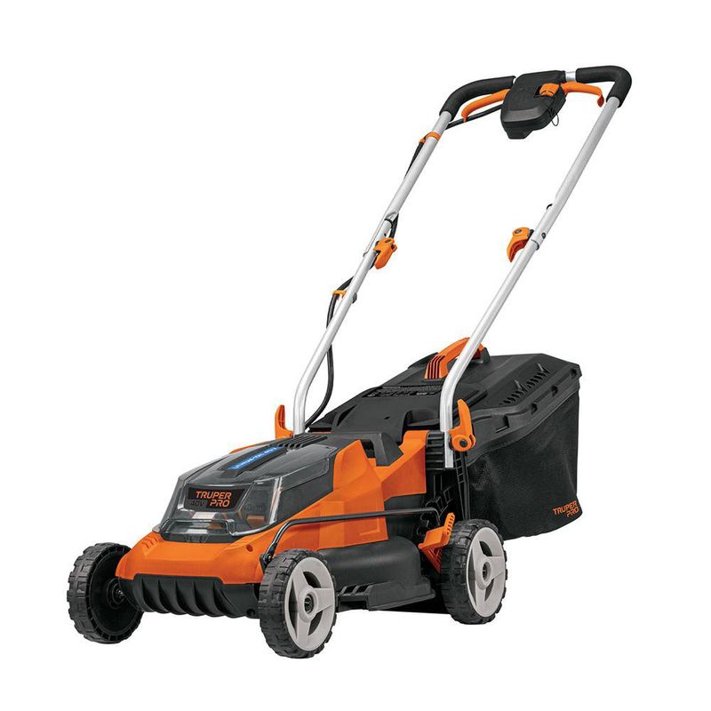 Cortadora de Grama Inalámbrica 40 V con 2 Baterías 4 Ah, Bolsa 30 Litros y Corte de 13 Plg