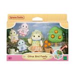 Set Familia Aves Cítricas Sylvanian Families con 4 Figuras y Accesorios