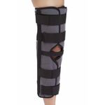 Inmovilizador de Rodilla de 20" con Tirantes Posteriores y Almohadilla Ajustable Color Negro
