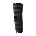 Inmovilizador de Rodilla de 20" con Tirantes Posteriores y Almohadilla Ajustable Color Negro