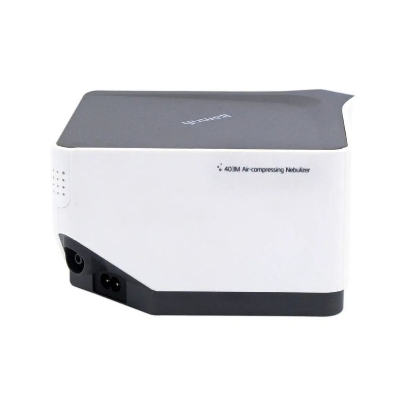 Nebulizador de Compresor para Terapia Respiratoria con Mascarillas Adulto y Pediátrica Blanco