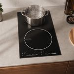 Cooktop de Inducción Eléctrico de 12 Plg con 2 Zonas Touch Color Negro 220 V