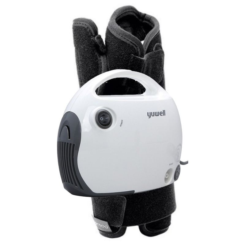Nebulizador de Compresor para Terapia Respiratoria de Bajo Ruido con Mascarillas Blanco