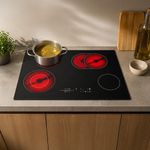Cooktop Eléctrico Vitrocerámico Frigidaire de 30 Plg Color Negro