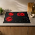 Cooktop Eléctrico Vitrocerámico Frigidaire de 30 Plg Color Negro