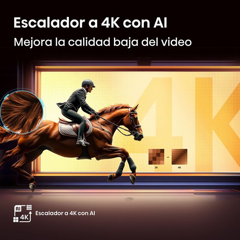 Televisor Smart de 43" QLED Ultra HD 4K