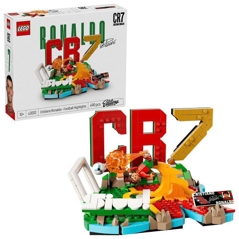 LEGO Editions Cristiano Ronaldo Fenómenos del Fútbol #43012 de 490 Piezas
