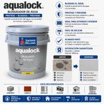 Bloqueador de Agua Aqualock de 5 Galones Color Base Ultra Deep Mate 3 en 1