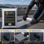 Tela Súper Refuerzo Duratex-65 para Impermeabilización Acrílica de 1 Metro