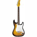 Guitarra Eléctrica Oscar Schmidt Tipo Stratocaster Color Negro a Café