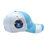 Gorra de Argentina con Cierre de Botón de 58 cm Color Celeste y Blanco
