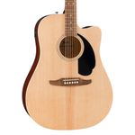 Guitarra Electroacústica Fender California con Cutaway Color Tabaco Sunburst