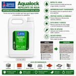 Repelente de Agua Aqualock Base Agua de 1 Galón Color Transparente