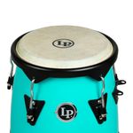 Congas Latin Percussion LP646D-SF de 10 y 11 Plg Color Aqua