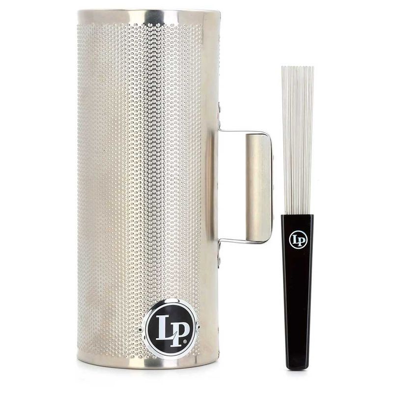 Güira Latin Percussion LP304 Merengue Pro de 13 x 5-1/4 Plg Color Plateado