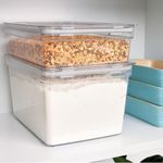 Contenedor con Tapa Transparente para Alimentos 19.94 x 26.67 x 7.62 cm