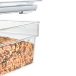 Contenedor con Tapa Transparente para Alimentos 19.94 x 26.67 x 7.62 cm
