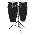 Congas Latin Percussion Santana Aspire LPA646-BM de 10 y 11 Plg Color Negro