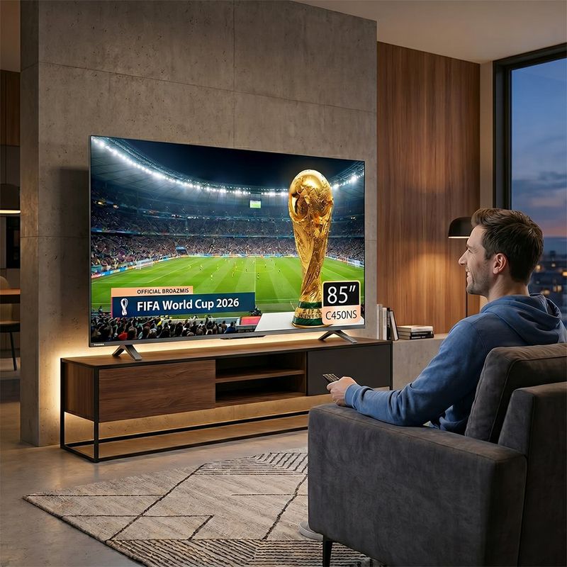 Televisor Smart de 85" QLED Ultra HD 4K con HDR
