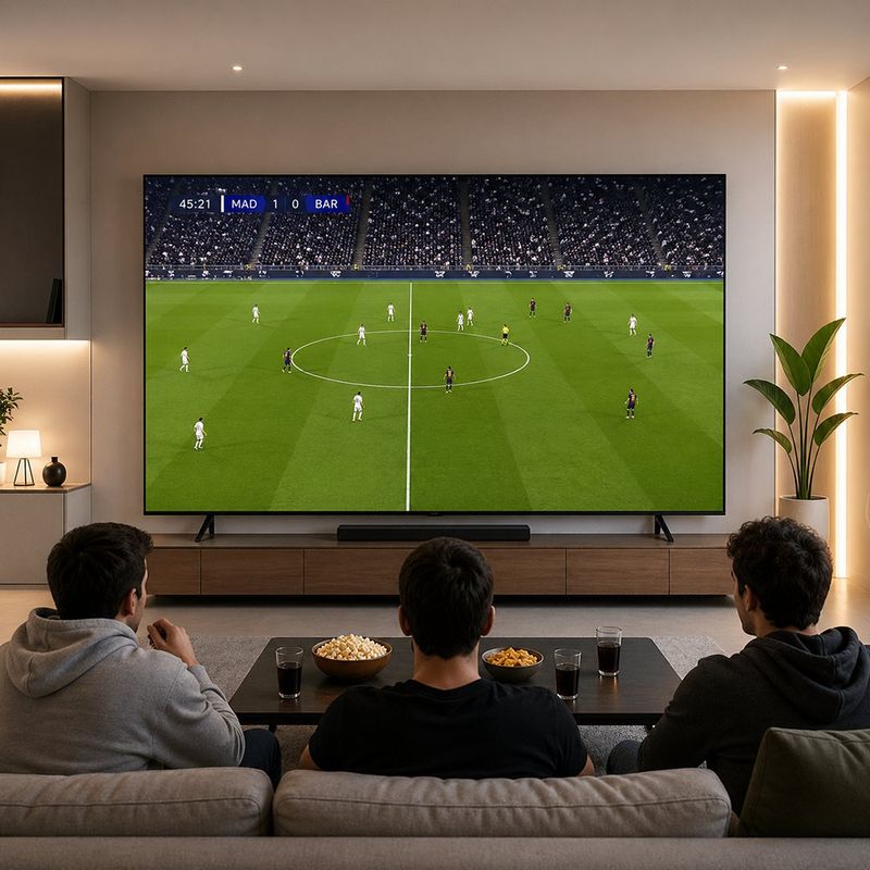 Televisor Smart U8000F de 85 Plg Crystal UHD 4K con HDR y Control de Voz