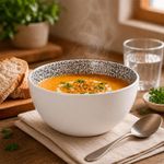 Set de 2 Tazones de Porcelana para Servir Cereales, Sopas o Postres Color Gris