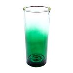 Vaso Alto de Vidrio de 11.5 oz para Bebidas Frías con Acabado Difuminado - Colores Surtidos