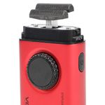 Rasuradora Profesional Inalámbrica de Láminas Dobles de Titanio con Pantalla LED Color Rojo