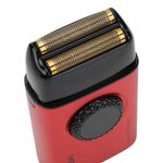 Rasuradora Profesional Inalámbrica de Láminas Dobles de Titanio con Pantalla LED Color Rojo