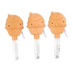 Ventilador Manual Infantil de Helado con Burbujas - Colores Surtidos