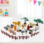 Set de Figuras de Animales en Frasco con Accesorios - Diseños Surtidos