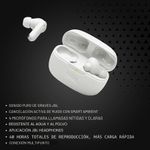 Audífonos Inalámbricos Vibe Beam 2 TWS Bluetooth 5.3 con Cancelación de Ruido Color Azul