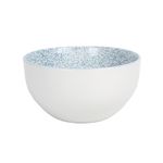 Set de 2 Tazones de Porcelana para Servir Cereales, Sopas o Postres Color Celeste