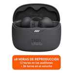 Audífonos Inalámbricos Tune Beam TWS con Cancelación Activa de Ruido Bluetooth 5.3 Color Negro