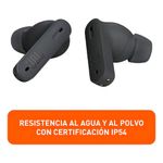 Audífonos Inalámbricos Tune Beam TWS con Cancelación Activa de Ruido Bluetooth 5.3 Color Negro