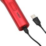 Cortadora de Cabello Profesional Inalámbrica con Pantalla LED y 4 Peines Guía