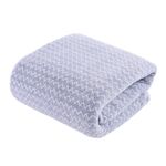 Toalla de Baño Superabsorbente 70 x 140 cm de Poliéster con Jacquard Secado Rápido Color Azul