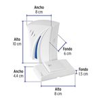Timbre Inalámbrico con Receptor para Enchufar de 36 Tonos y Alcance de 60 m